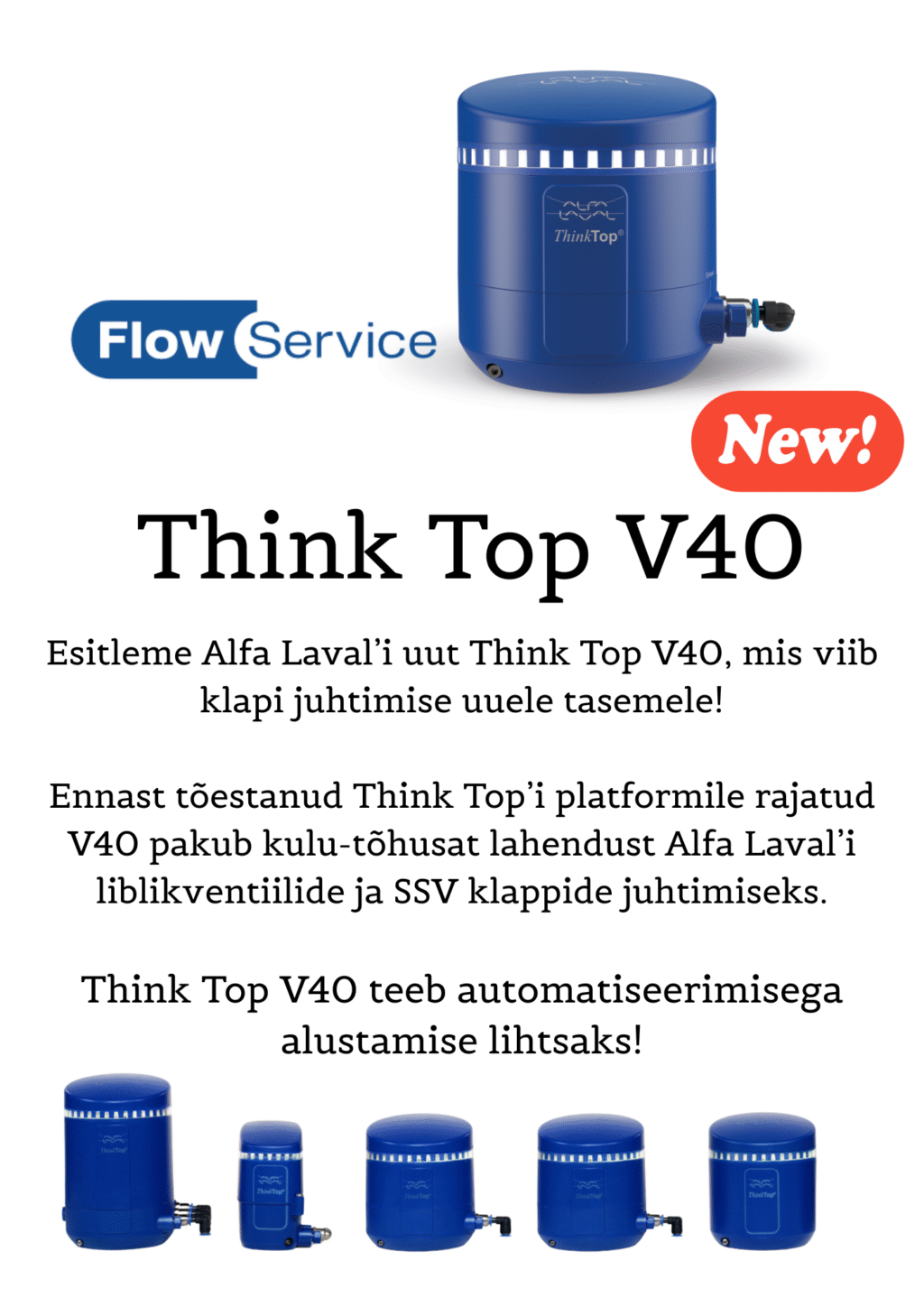 think top V40, alfa laval